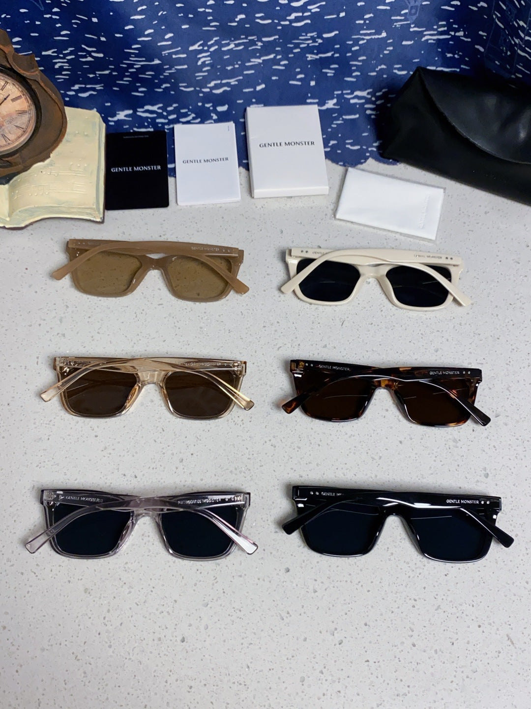 Gentle Monster SOLBEI Metal Fashion Black Lens Sunglasses for Women - 399410 - detail image 11