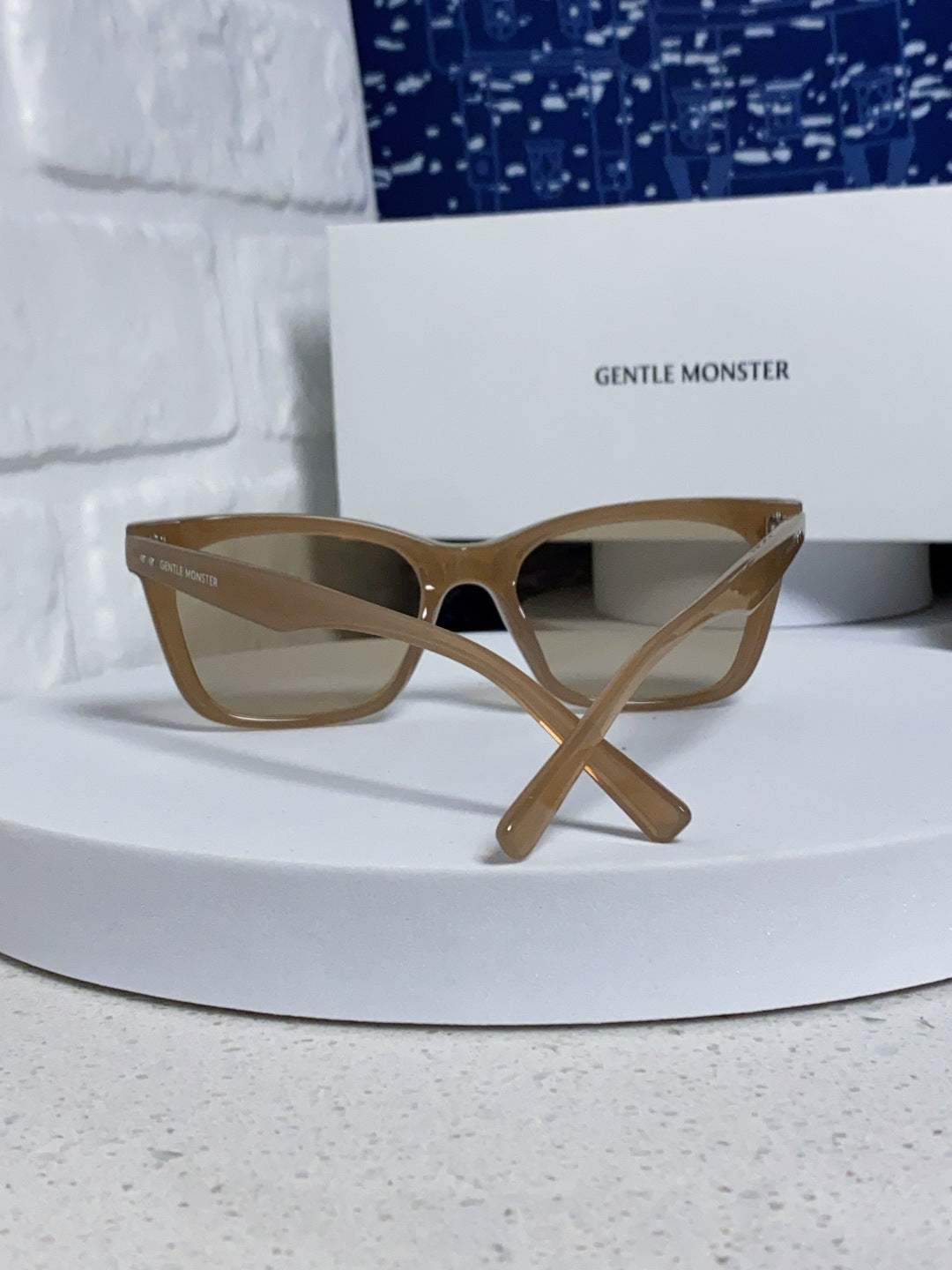 Gentle Monster SOLBEI Metal Fashion Brown Lens Sunglasses for Women - detail image 3