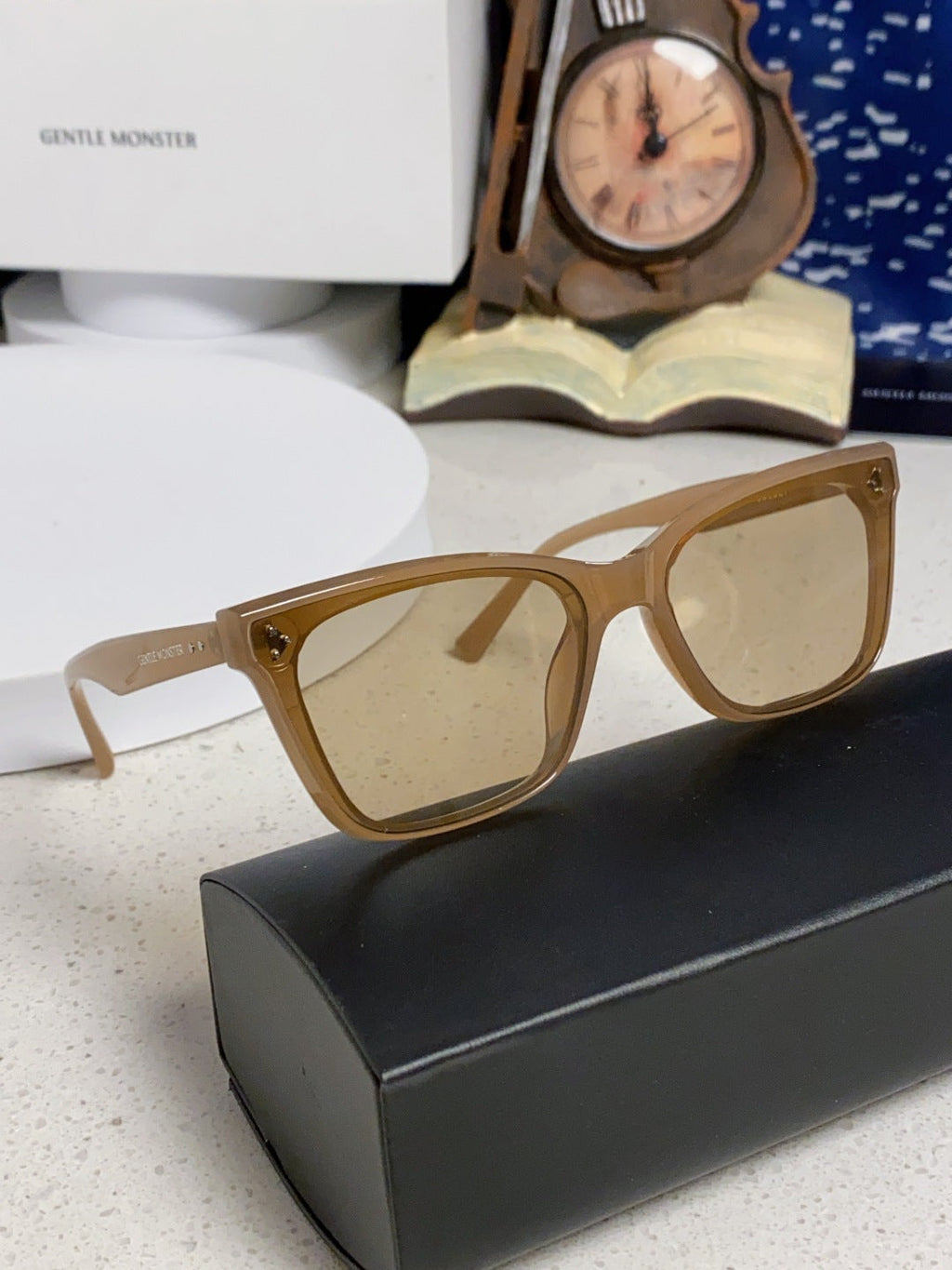 Gentle Monster SOLBEI Metal Fashion Brown Lens Sunglasses for Women - detail image 10