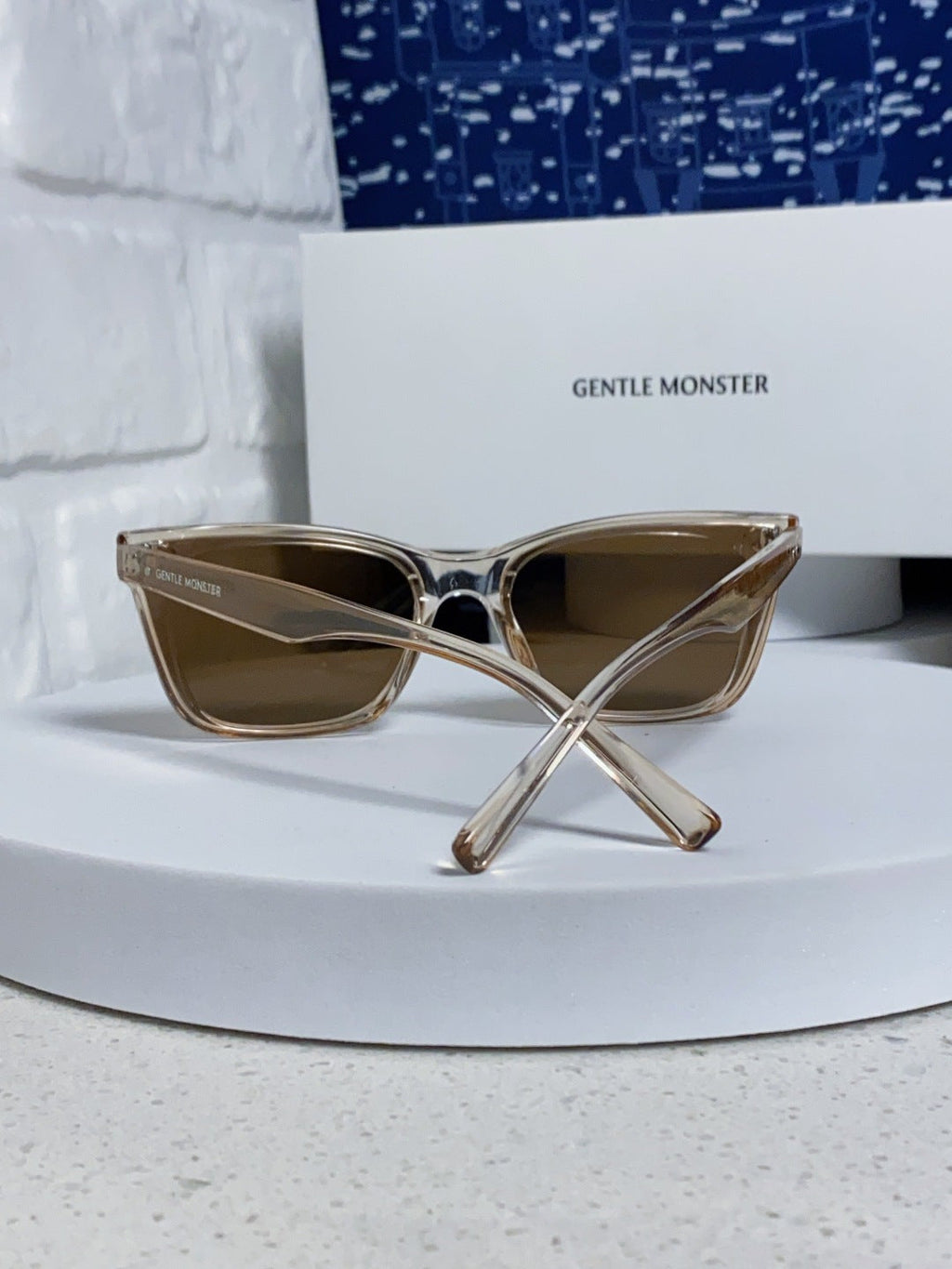 Gentle Monster SOLBEI Metal Fashion Brown Lens Sunglasses for Women - 399405 - detail image 3