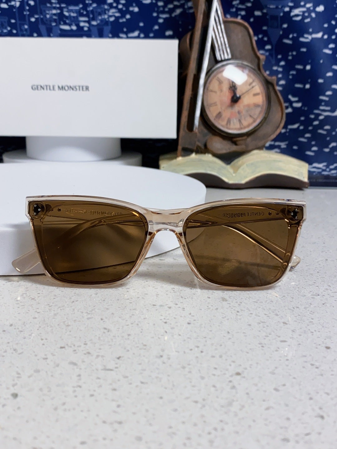 Gentle Monster SOLBEI Metal Fashion Brown Lens Sunglasses for Women - 432961 - detail image 9