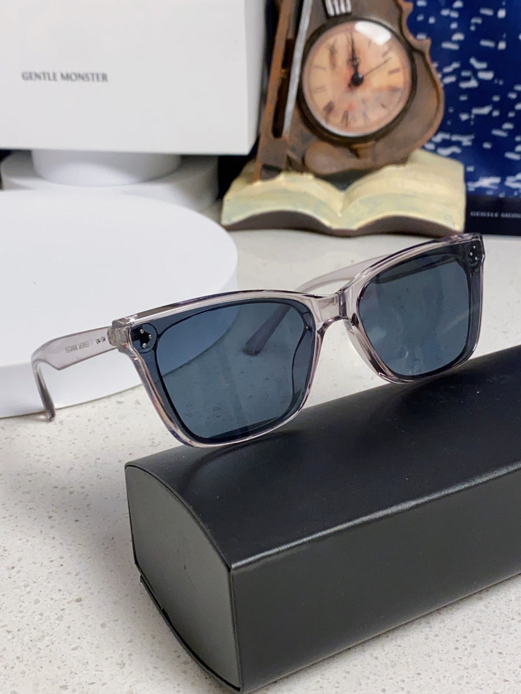 Gentle Monster SOLBEI Metal Fashion Black Lens Sunglasses for Women - 399407 - detail image 10