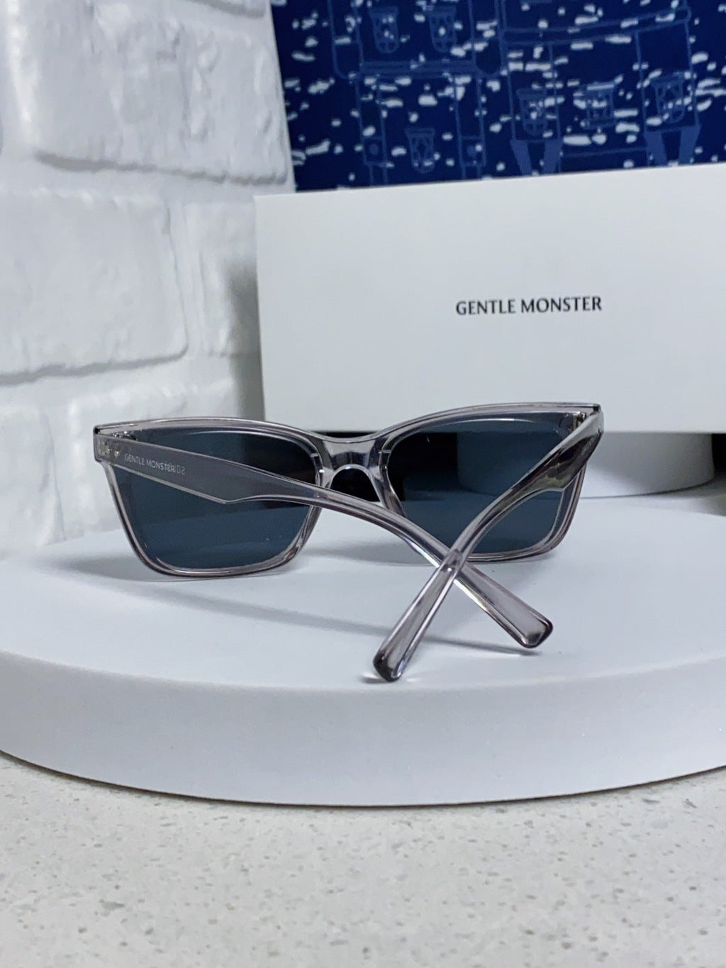 Gentle Monster SOLBEI Metal Fashion Black Lens Sunglasses for Women - 399407 - detail image 3