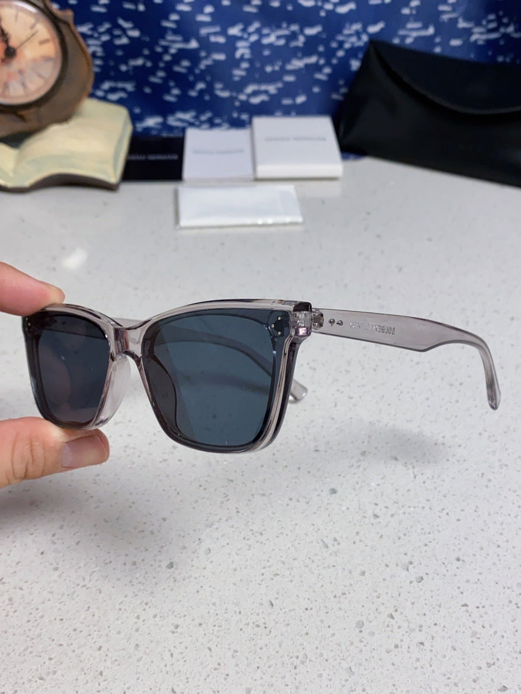 Gentle Monster SOLBEI Metal Fashion Black Lens Sunglasses for Women - 432963 - detail image 6