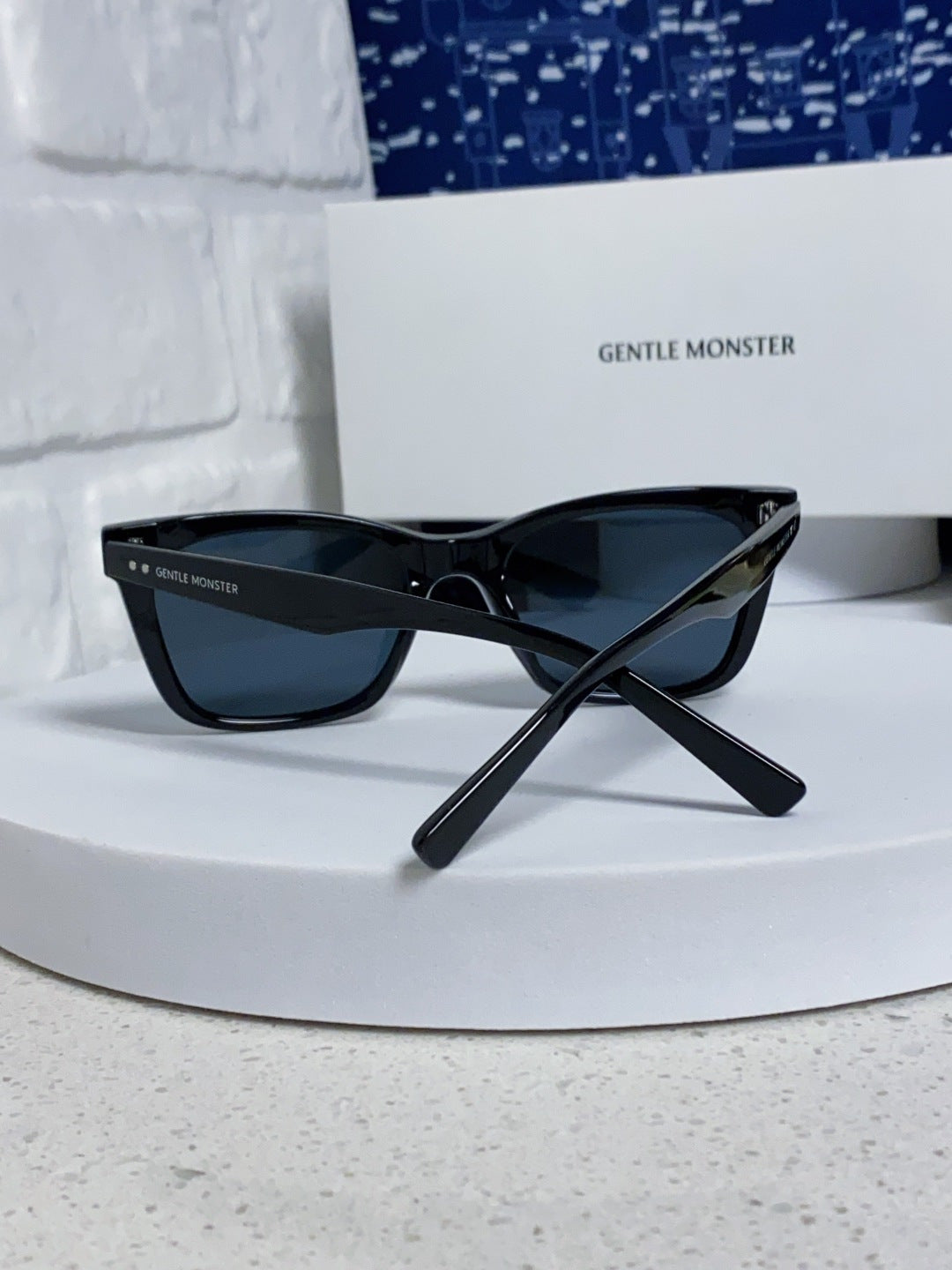 Gentle Monster SOLBEI Metal Fashion Black Lens Sunglasses for Women - detail image 3
