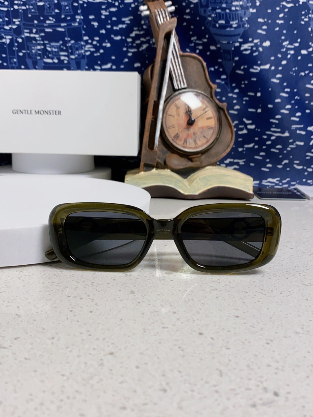 Gentle Monster THE Polarized Square Black Lens Sunglasses for Men & W - 466400 - detail image 9