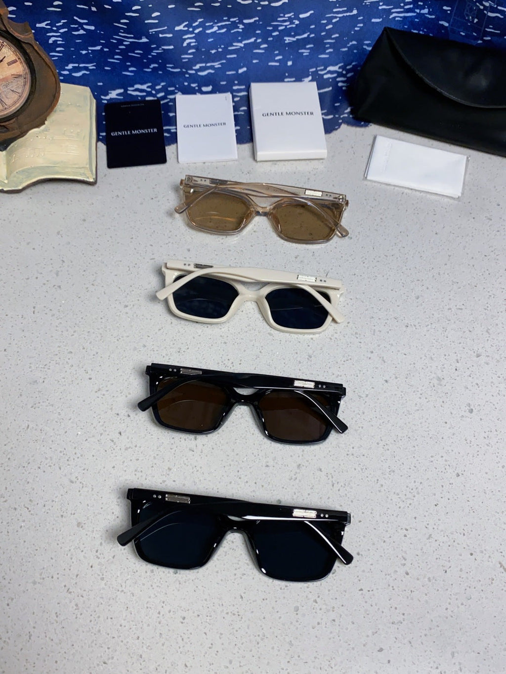 Gentle Monster MONOO Polarized Square Silver Lens Sunglasses for Men - 998471 - detail image 10