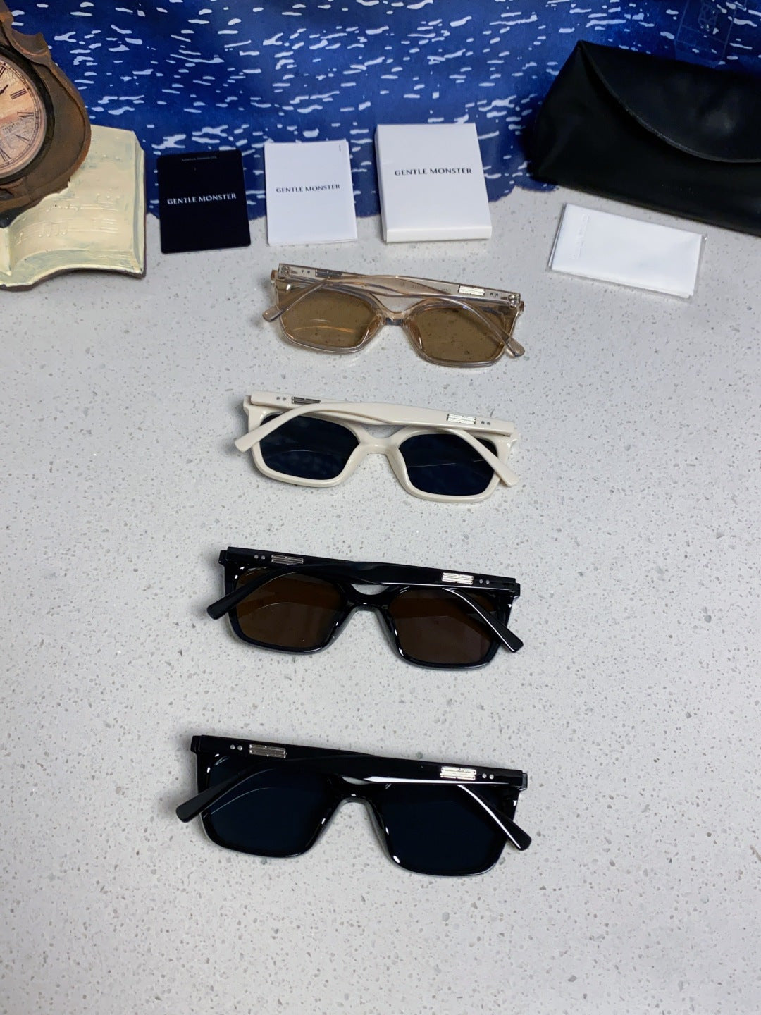 Gentle Monster MONOO Polarized Square Brown Lens Sunglasses for Men & Women - detail image 11