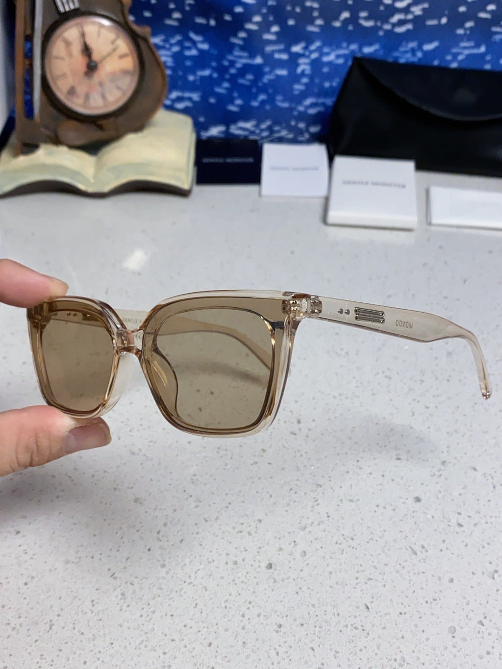 Gentle Monster MONOO Polarized Square Silver Lens Sunglasses for Men - 998471 - detail image 5
