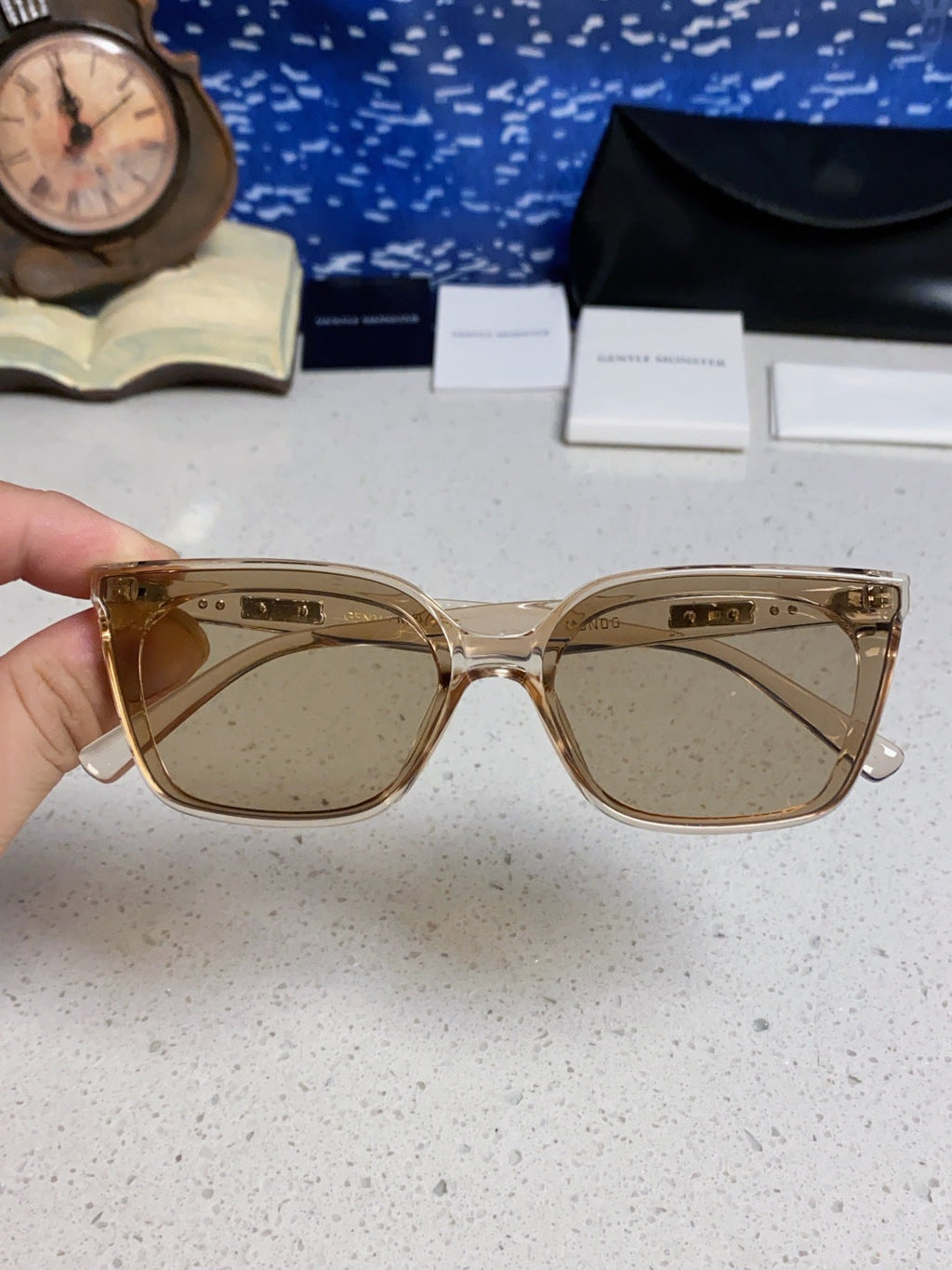 Gentle Monster MONOO Polarized Square Silver Lens Sunglasses for Men - 998471 - detail image 3