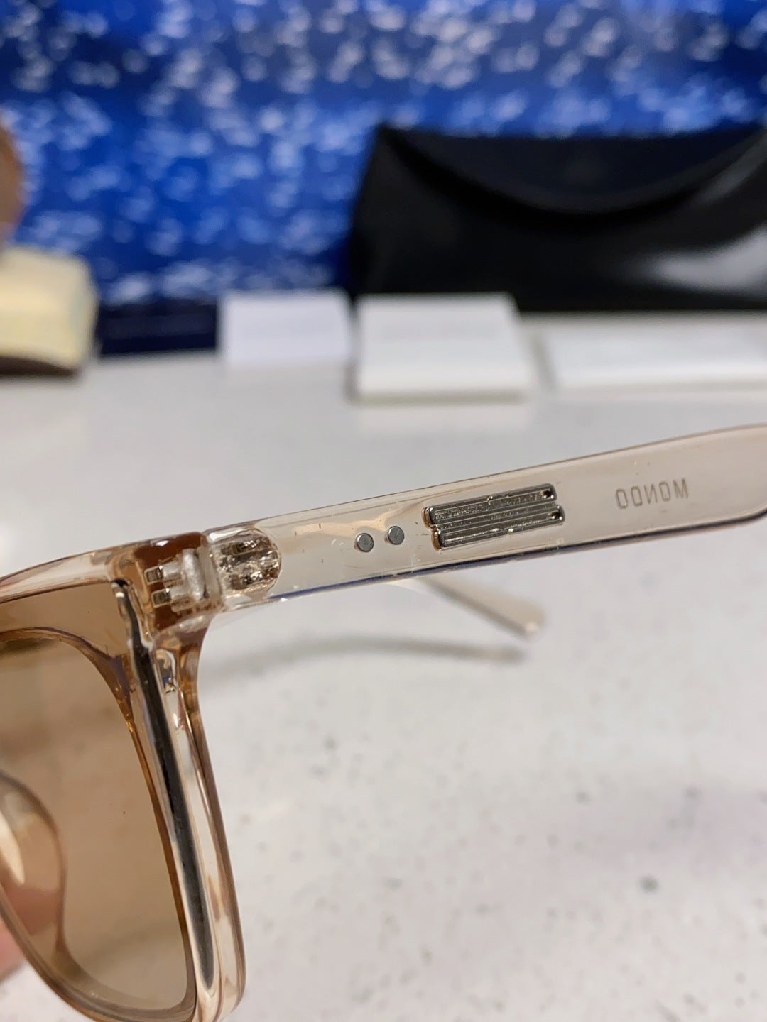 Gentle Monster MONOO Polarized Square Silver Lens Sunglasses for Men - 432943 - detail image 6