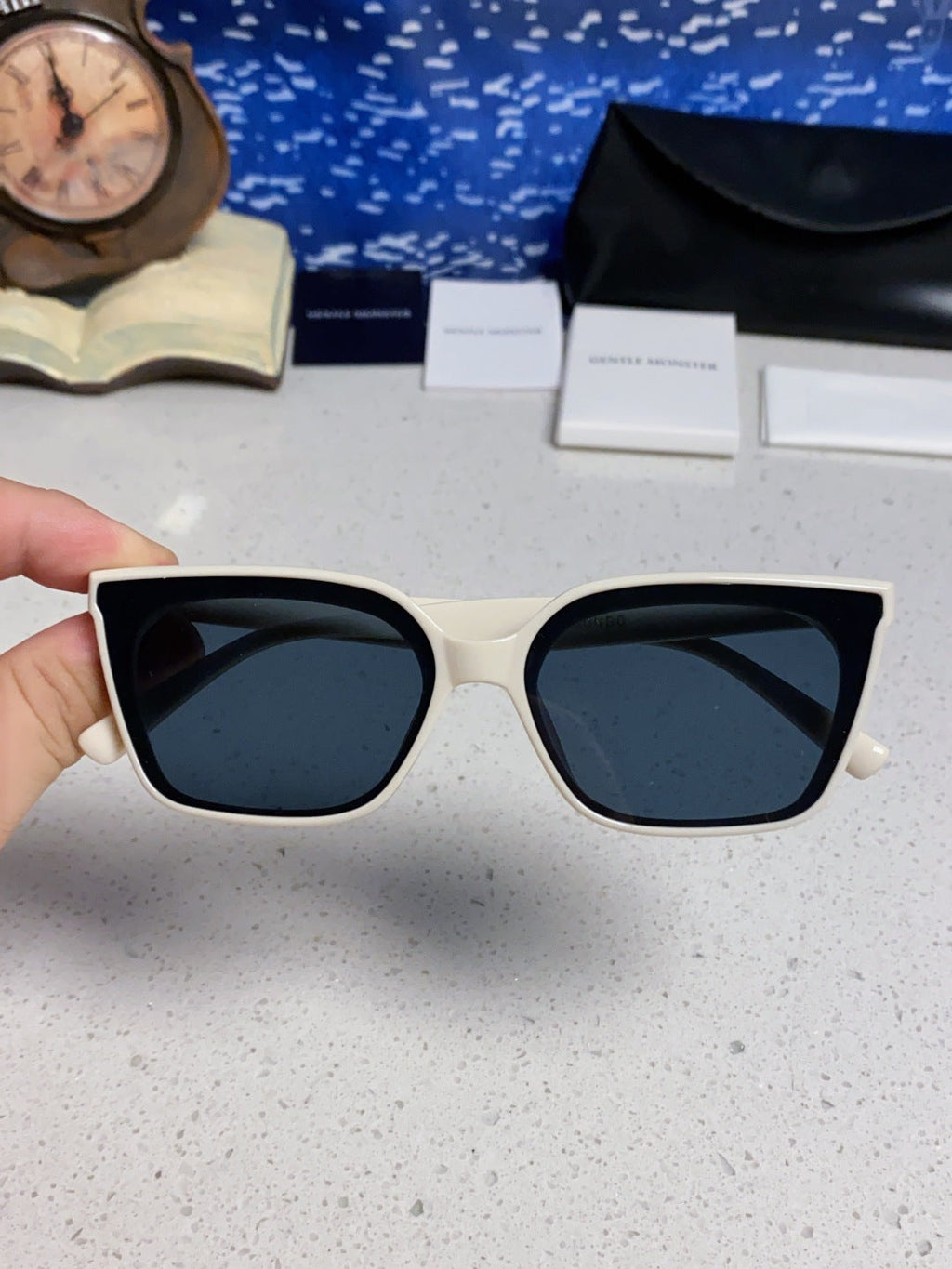 Gentle Monster MONOO Polarized Square Blue Lens Sunglasses for Men & - 432944 - detail image 4