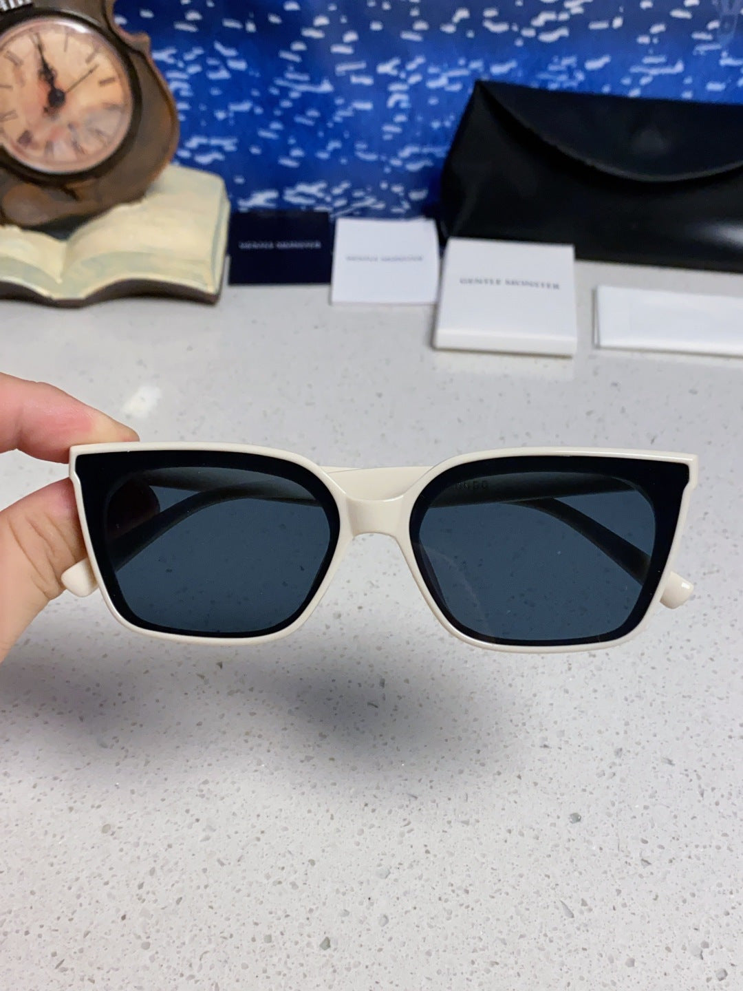 Gentle Monster MONOO Polarized Square Blue Lens Sunglasses for Men & - 432944 - detail image 4