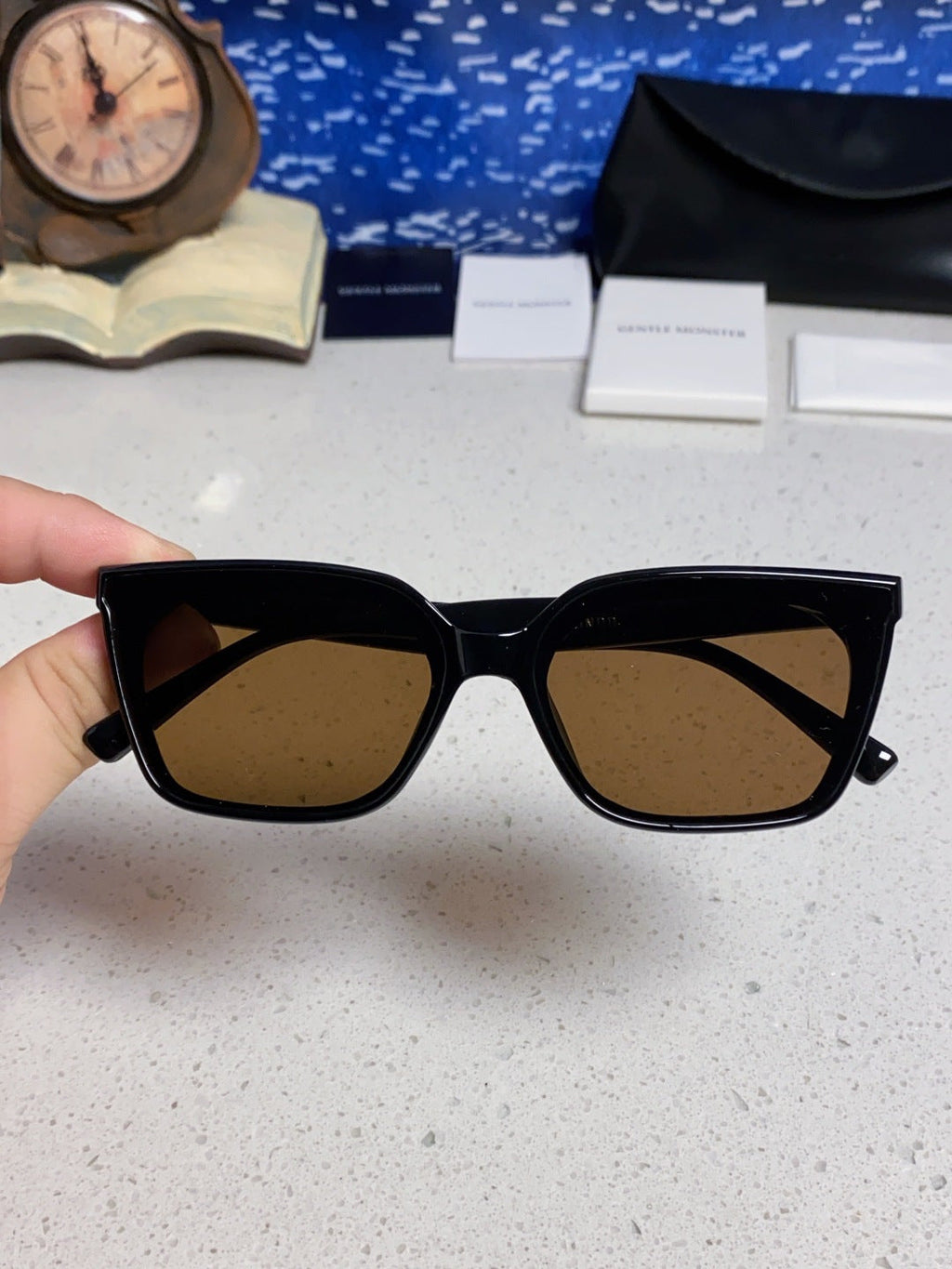 Gentle Monster MONOO Polarized Square Brown Lens Sunglasses for Men & - 998473 - detail image 4