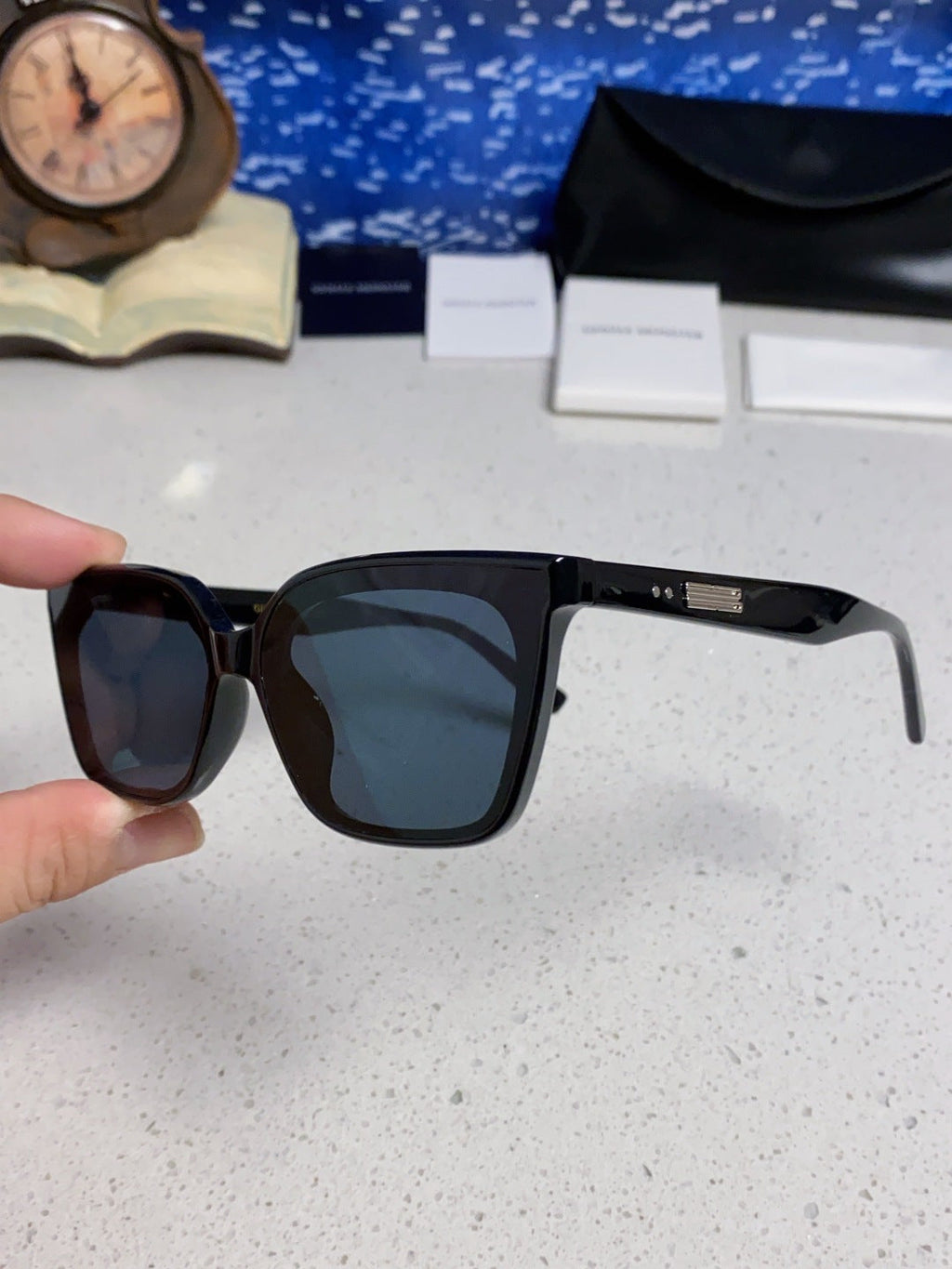 Gentle Monster MONOO Polarized Square Black Lens Sunglasses for Men & - 998474 - detail image 6
