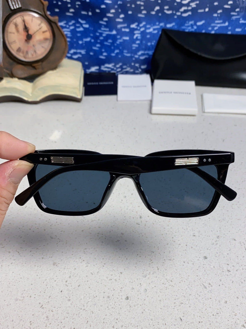 Gentle Monster MONOO Polarized Square Black Lens Sunglasses for Men & - 998474 - detail image 5