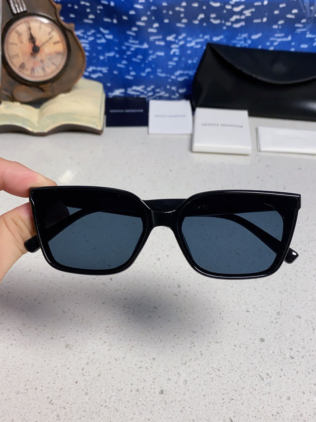 Gentle Monster MONOO Polarized Square Black Lens Sunglasses for Men & - 998474 - detail image 4