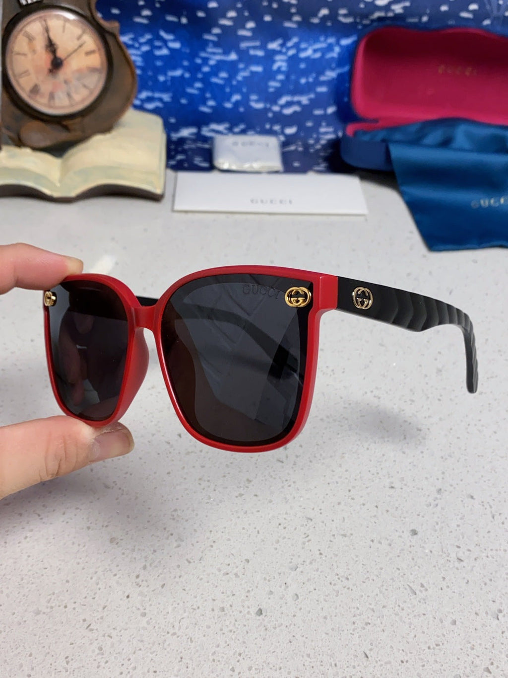 Gucci Fashion Black Lens Sunglasses for Women - 997545 - detail image 6