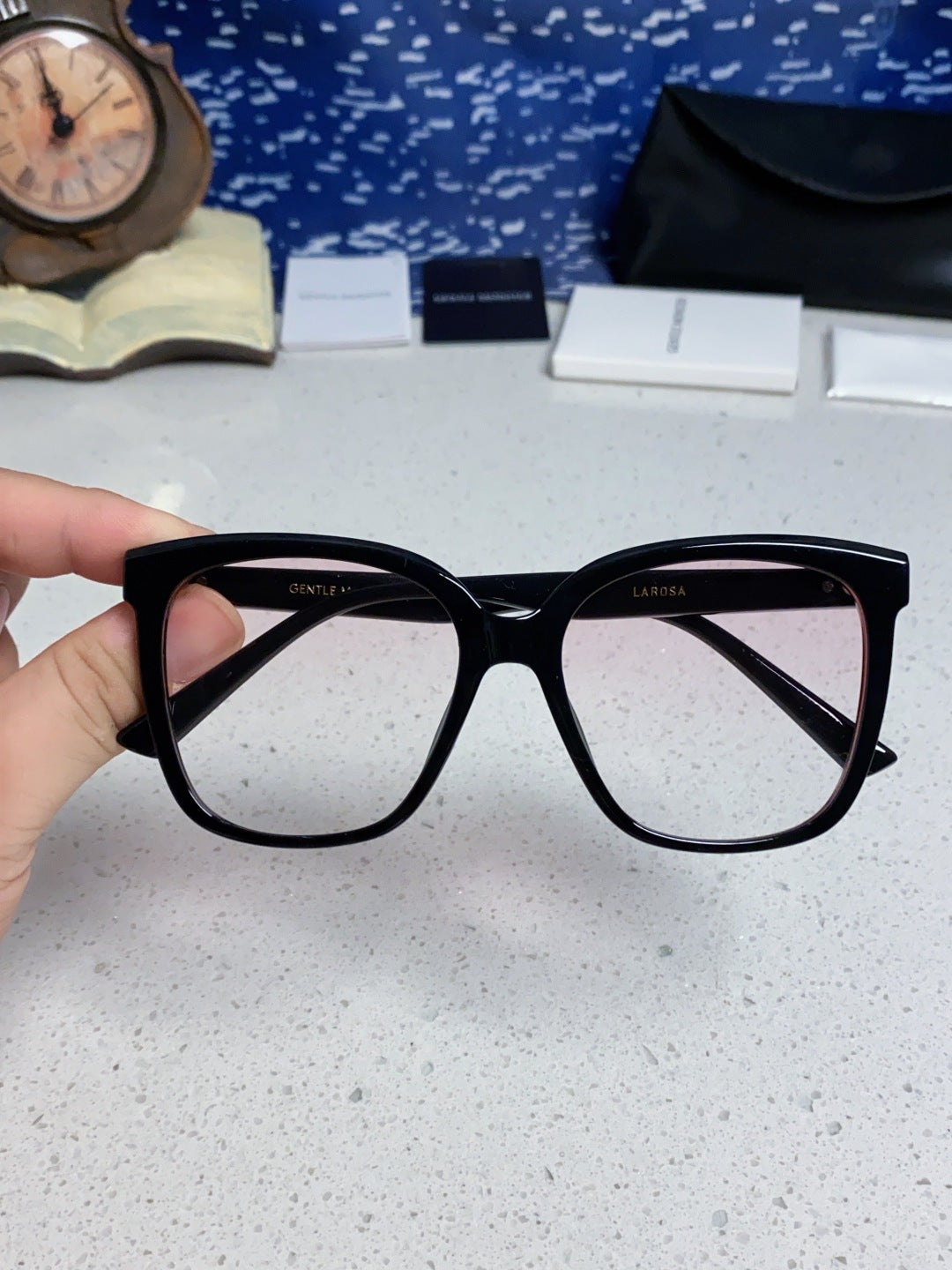 Gentle Monster LAROSA Square Silver Lens Sunglasses for Men & Women - detail image 4