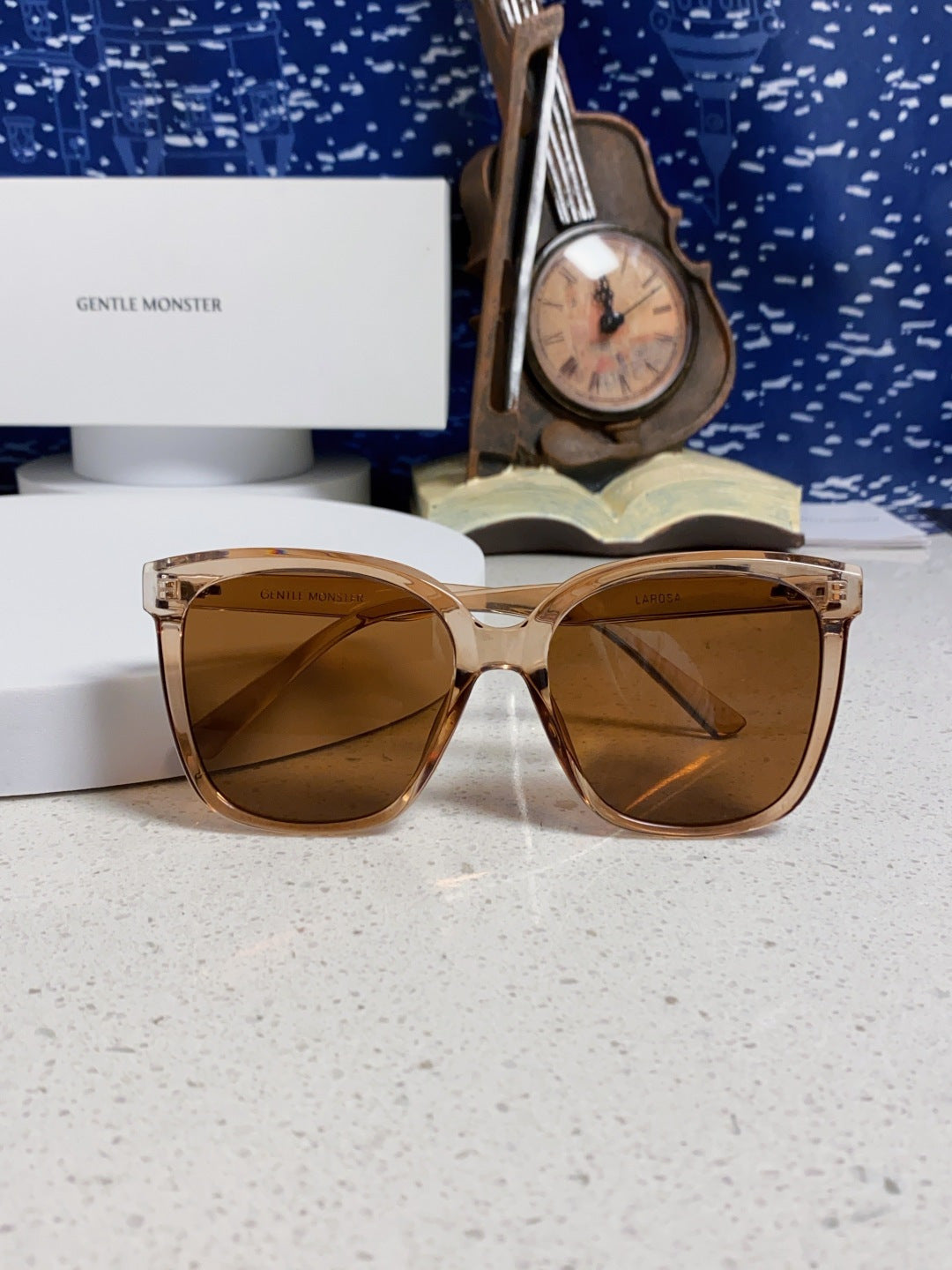 Gentle Monster LAROSA Square Brown Lens Sunglasses for Men & Women - detail image 9