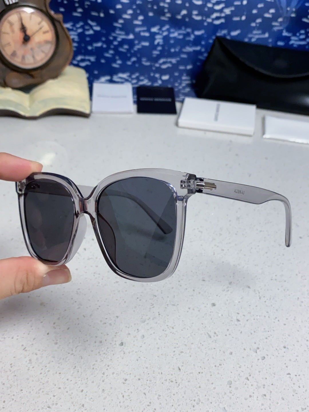 Gentle Monster LAROSA Square Black Lens Sunglasses for Men & Women - 488055 - detail image 6