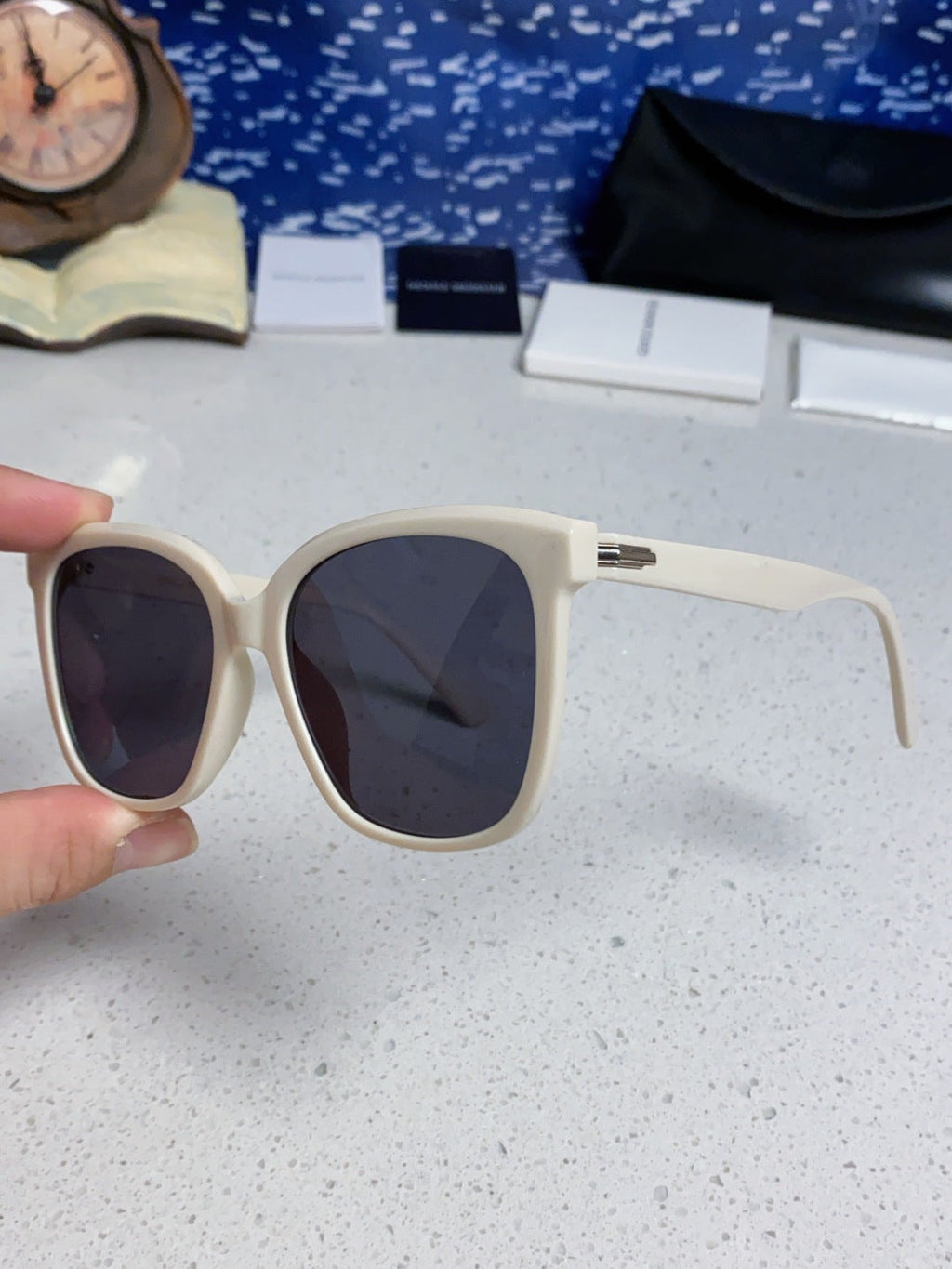 Gentle Monster LAROSA Square Blue Lens Sunglasses for Men & Women - detail image 6