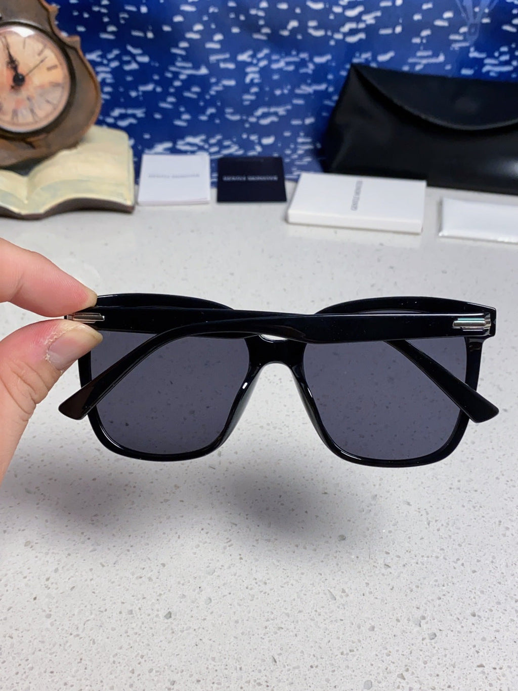 Gentle Monster LAROSA Square Black Lens Sunglasses for Men & Women - 358885 - detail image 6