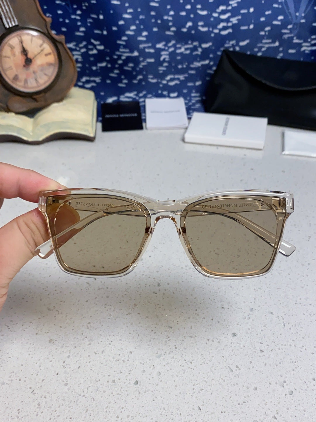 Gentle Monster GEGEN Square Silver Lens Sunglasses for Men & Women - detail image 4