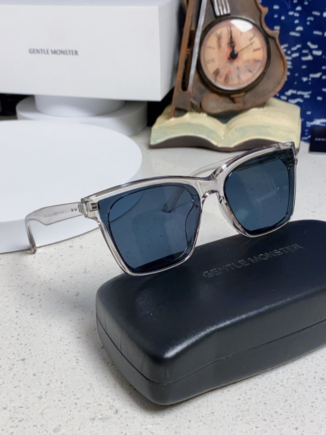 Gentle Monster GEGEN Square Blue Lens Sunglasses for Men & Women - 466380 - detail image 11
