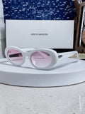 Gentle Monster Polarized Oval Silver Lens Sunglasses for Men