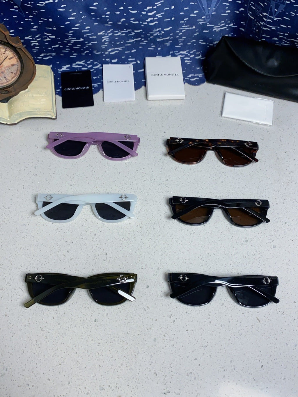 Gentle Monster MONOCHROME Round Brown Lens Sunglasses for Women - 158664 - detail image 11