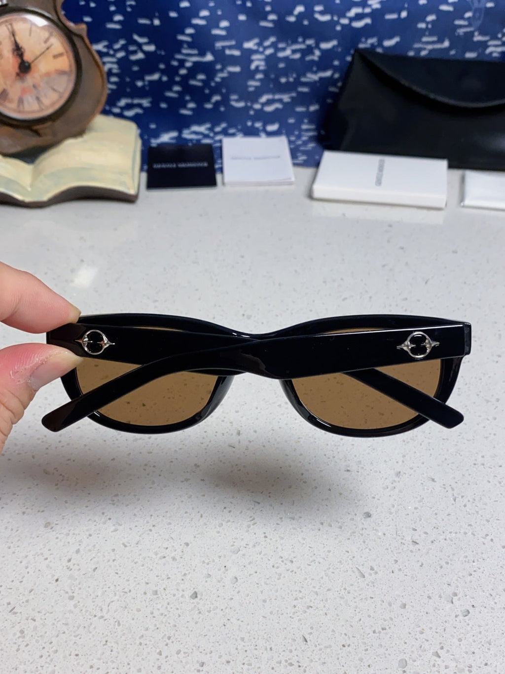 Gentle Monster MONOCHROME Round Brown Lens Sunglasses for Women - 158665 - detail image 5