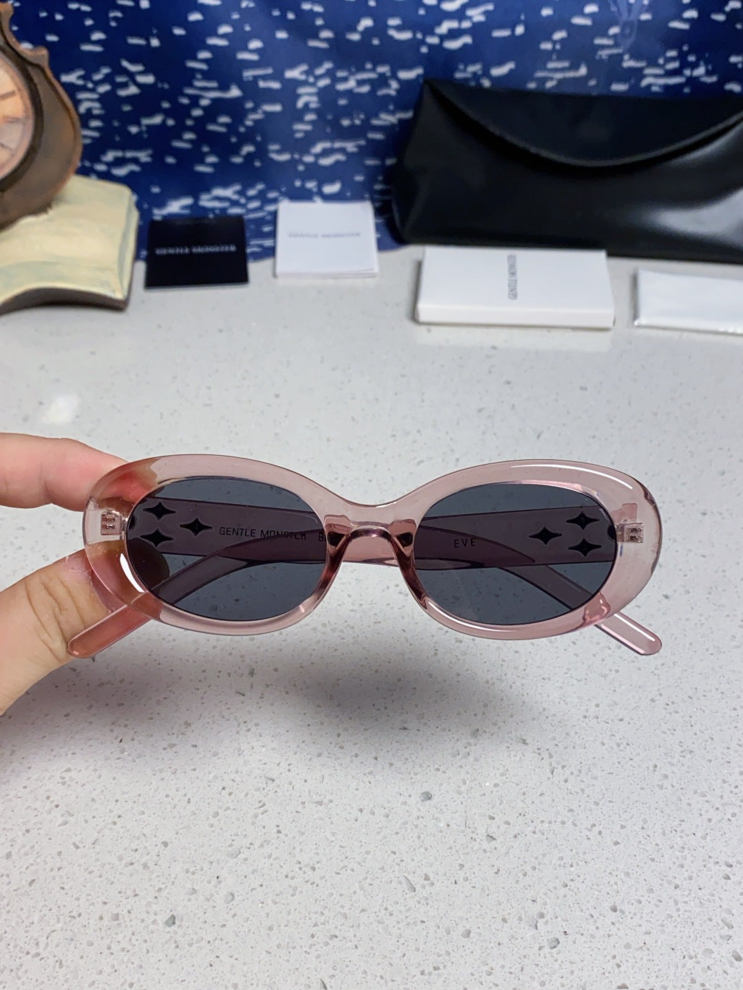Gentle Monster EVE Polarized Cat-Eye Silver Lens Sunglasses for Men & - 432969 - detail image 4