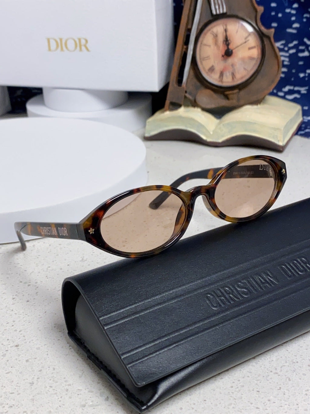 Dior Cat-Eye Black Lens Sunglasses for Women - 867119 - detail image 11