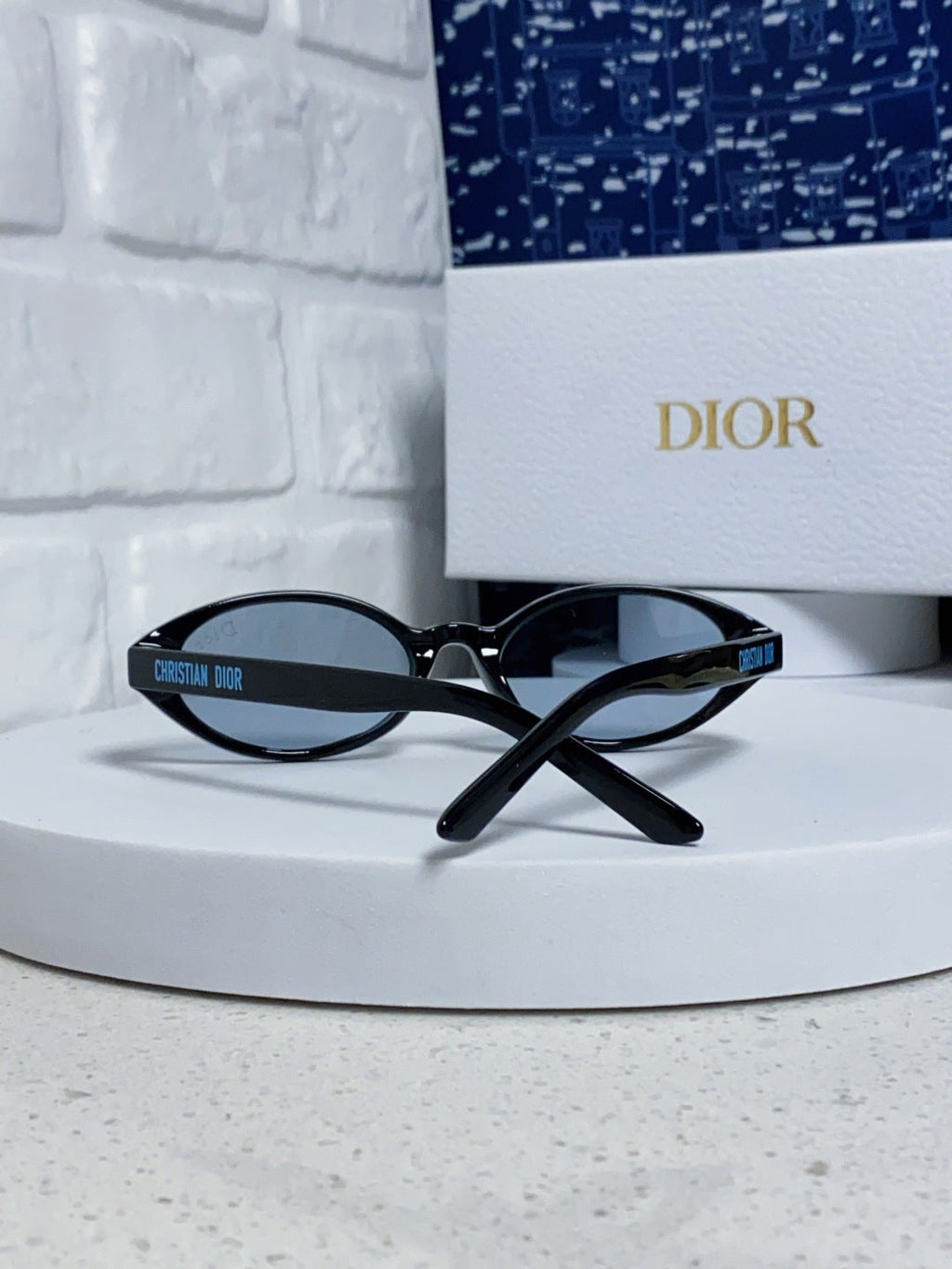 Dior Cat-Eye Blue Lens Sunglasses for Women - 867121 - detail image 3