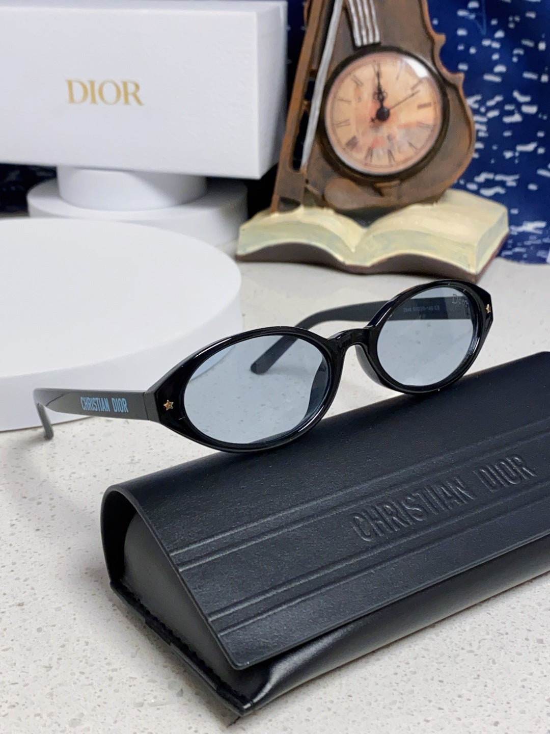 Dior Cat-Eye Blue Lens Sunglasses for Women - 867121 - detail image 10