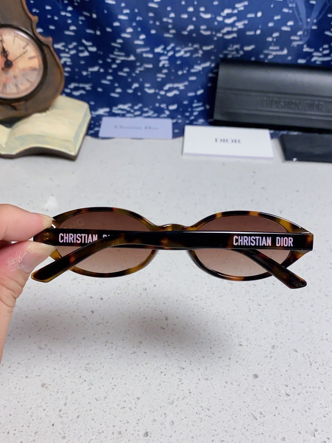 Dior Cat-Eye Red Lens Sunglasses for Women - 867122 - detail image 5
