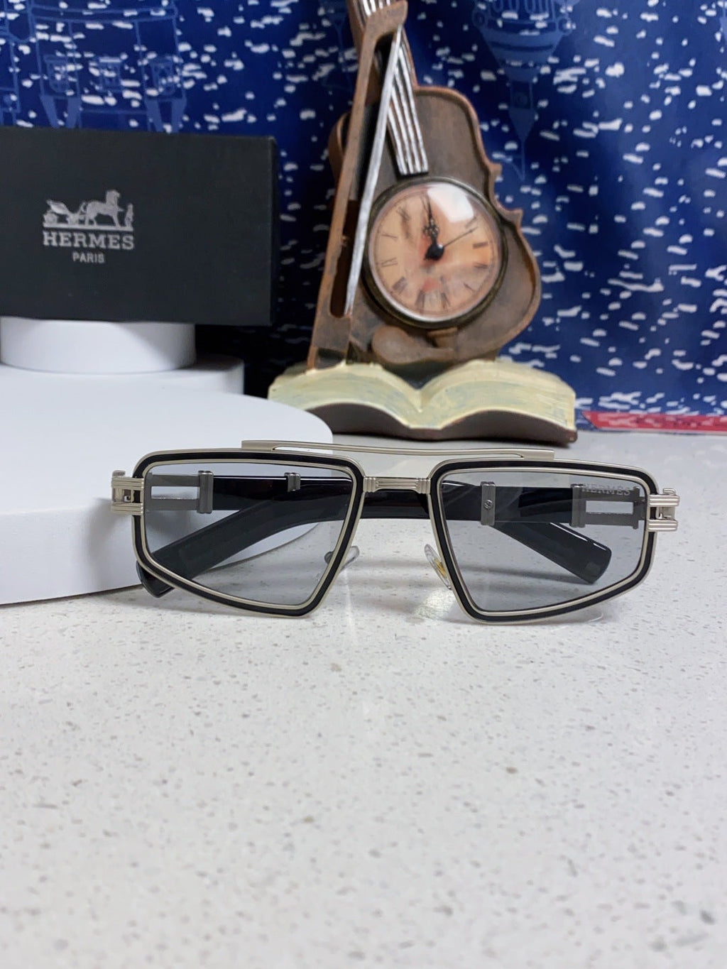 Hermès Fashion Silver Lens Sunglasses for Men & Women - 158693 - detail image 8