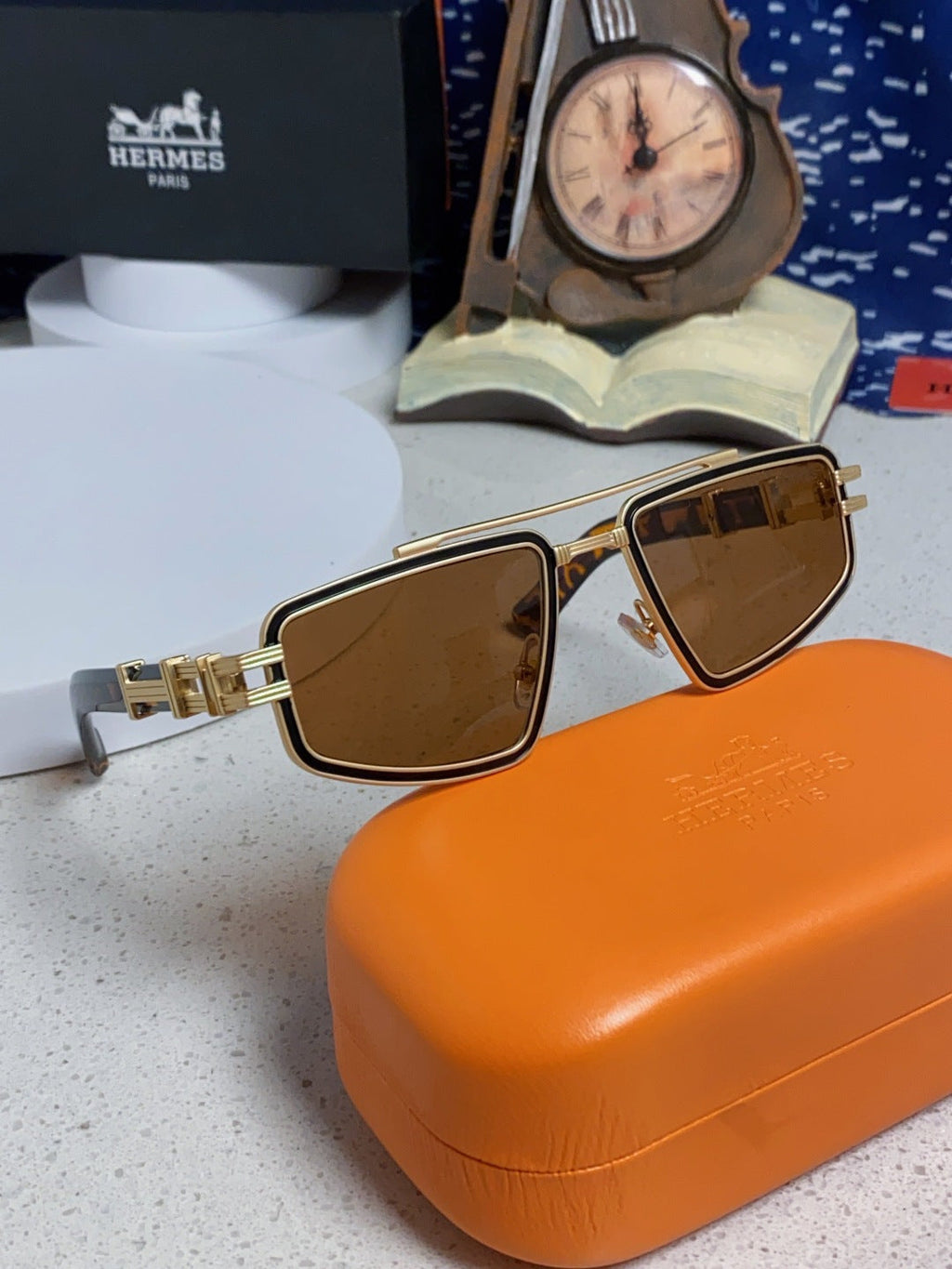 Hermès Fashion Brown Lens Sunglasses for Men & Women - 867268 - detail image 10