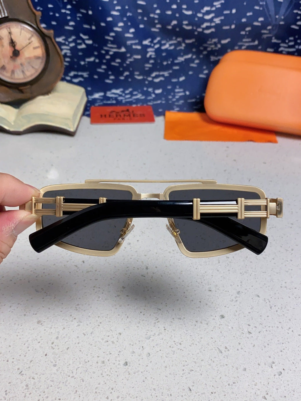 Hermès Fashion Silver Lens Sunglasses for Men & Women - 416529 - detail image 5