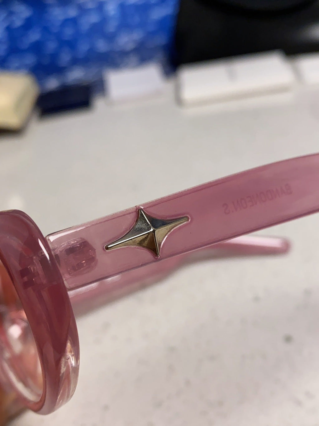 Gentle Monster BANDON Round Red Lens Sunglasses for Men & Women - detail image 7