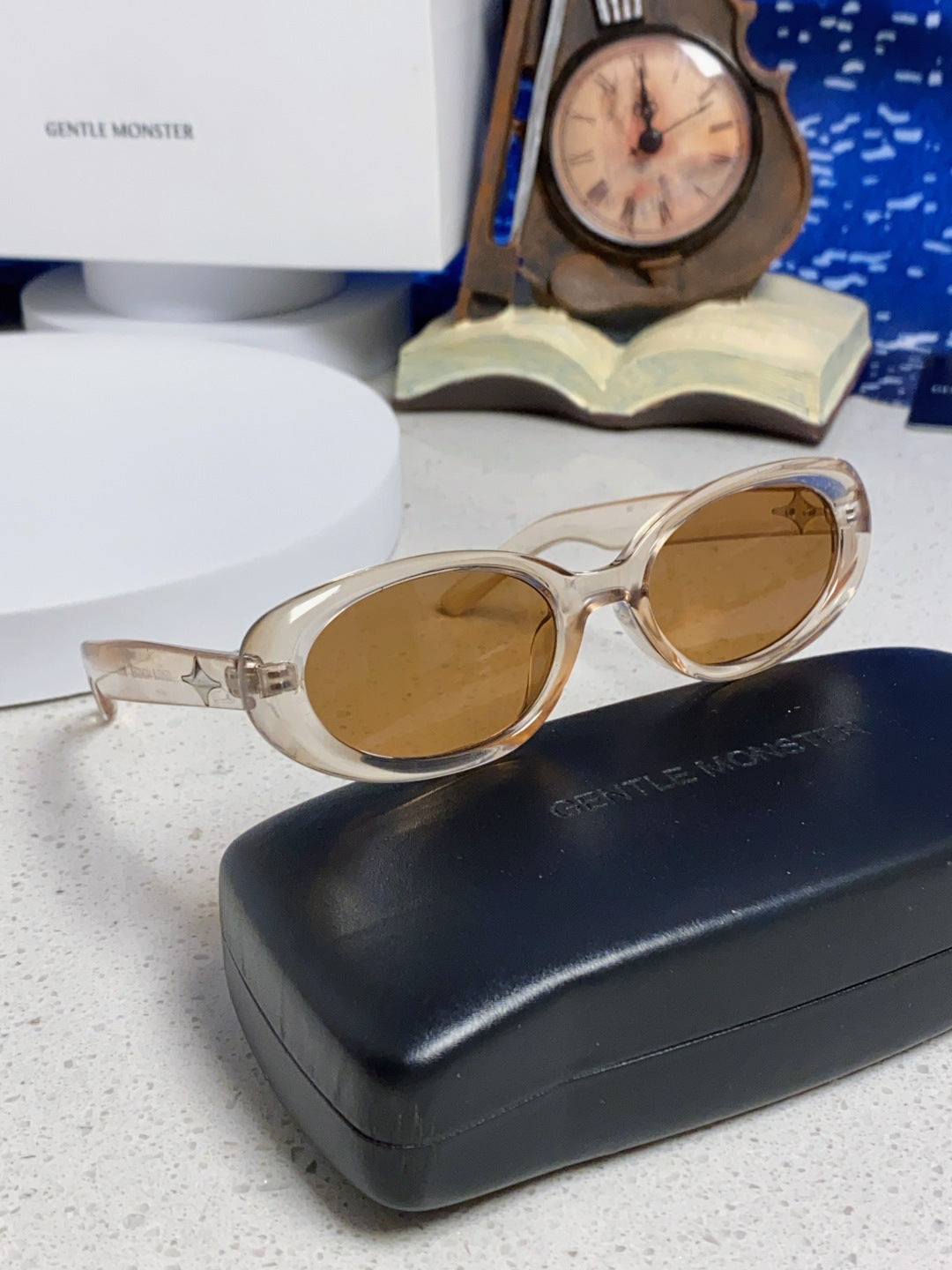 Gentle Monster BANDON Round Brown Lens Sunglasses for Men & Women - 449971 - detail image 10