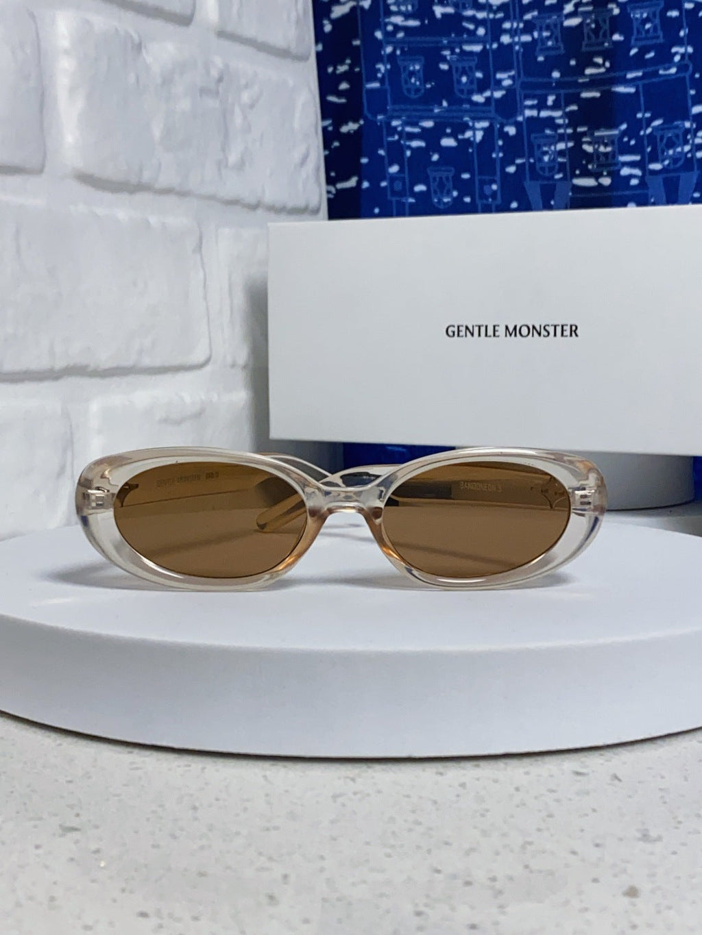 Gentle Monster BANDON Round Brown Lens Sunglasses for Men & Women - 449971 - detail image 2