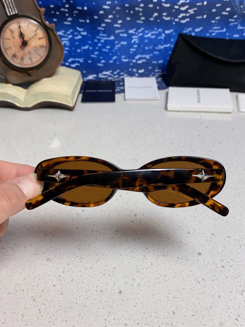 Gentle Monster BANDON Round Brown Lens Sunglasses for Men & Women - 416464 - detail image 5