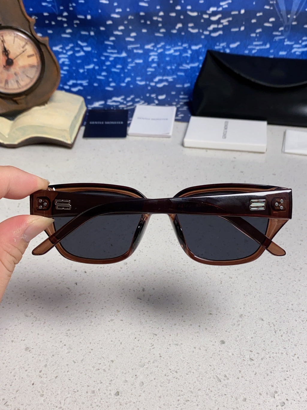 Gentle Monster TR1088 Square Silver Lens Sunglasses for Women - 449975 - detail image 5