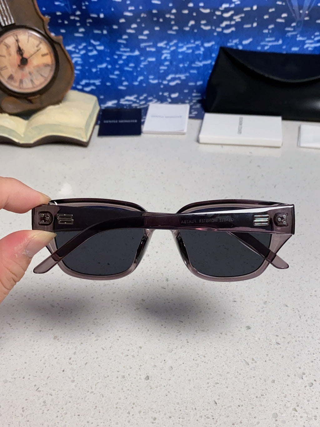 Gentle Monster TR1088 Square Black Lens Sunglasses for Women - 449977 - detail image 5