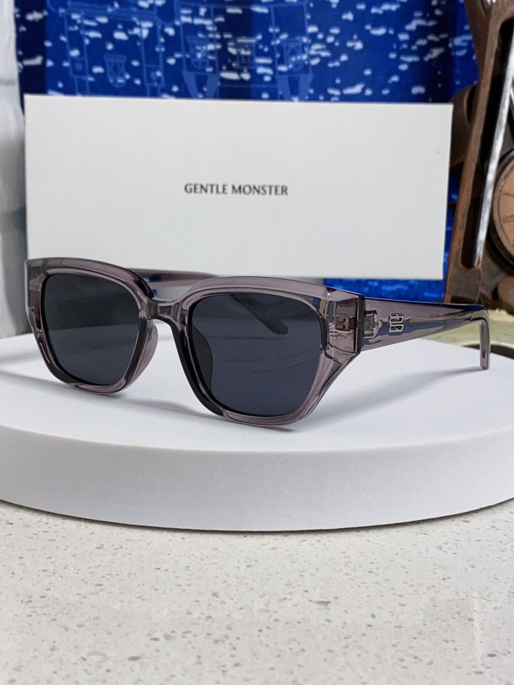 Gentle Monster TR1088 Square Black Lens Sunglasses for Women - 449977