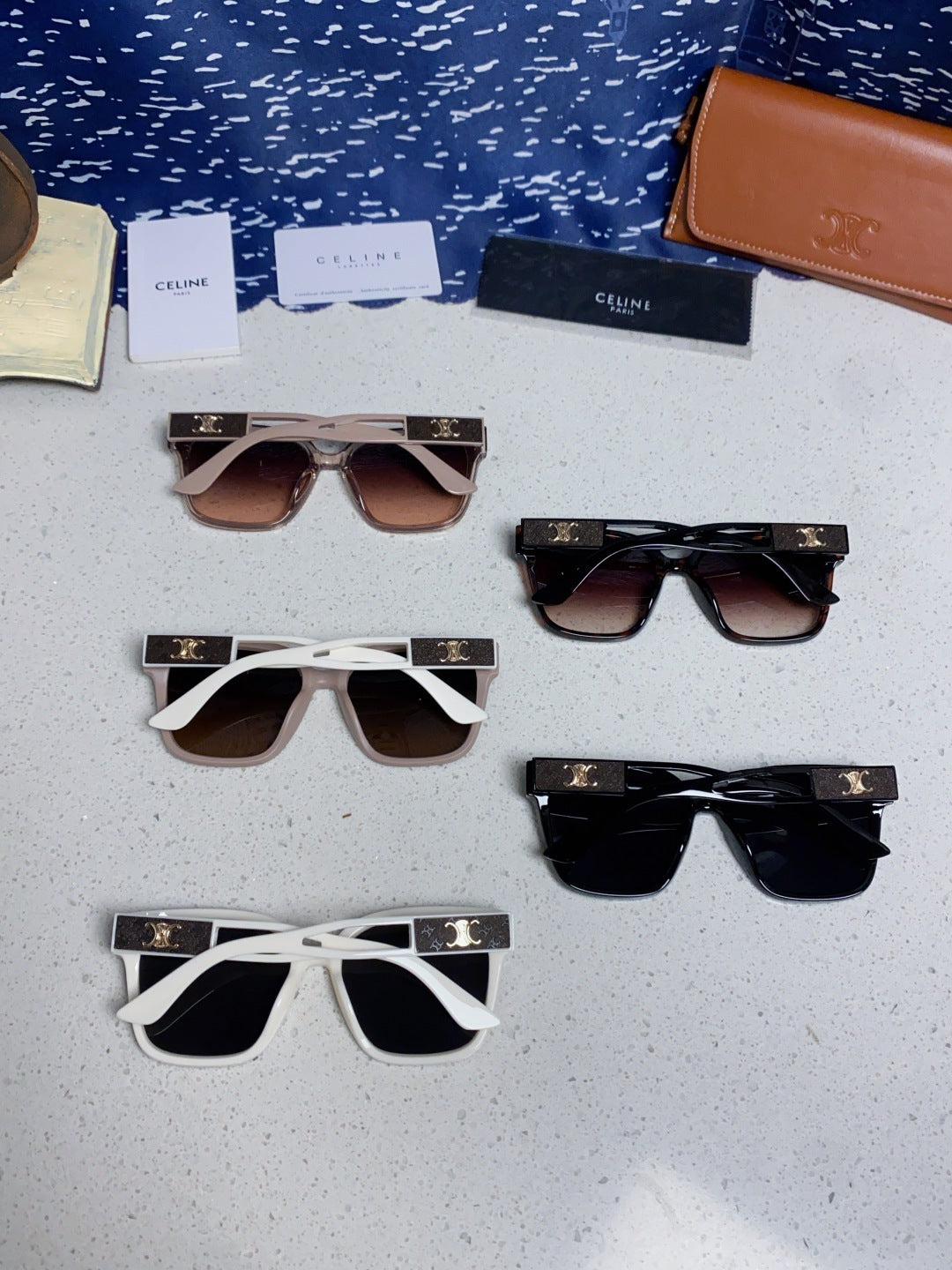 Celine Square Brown Lens Sunglasses for Women - detail image 11