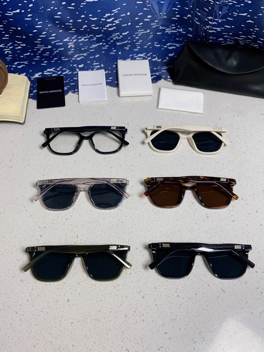 Gentle Monster TAM Polarized Fashion Black Lens Sunglasses for Men - detail image 11