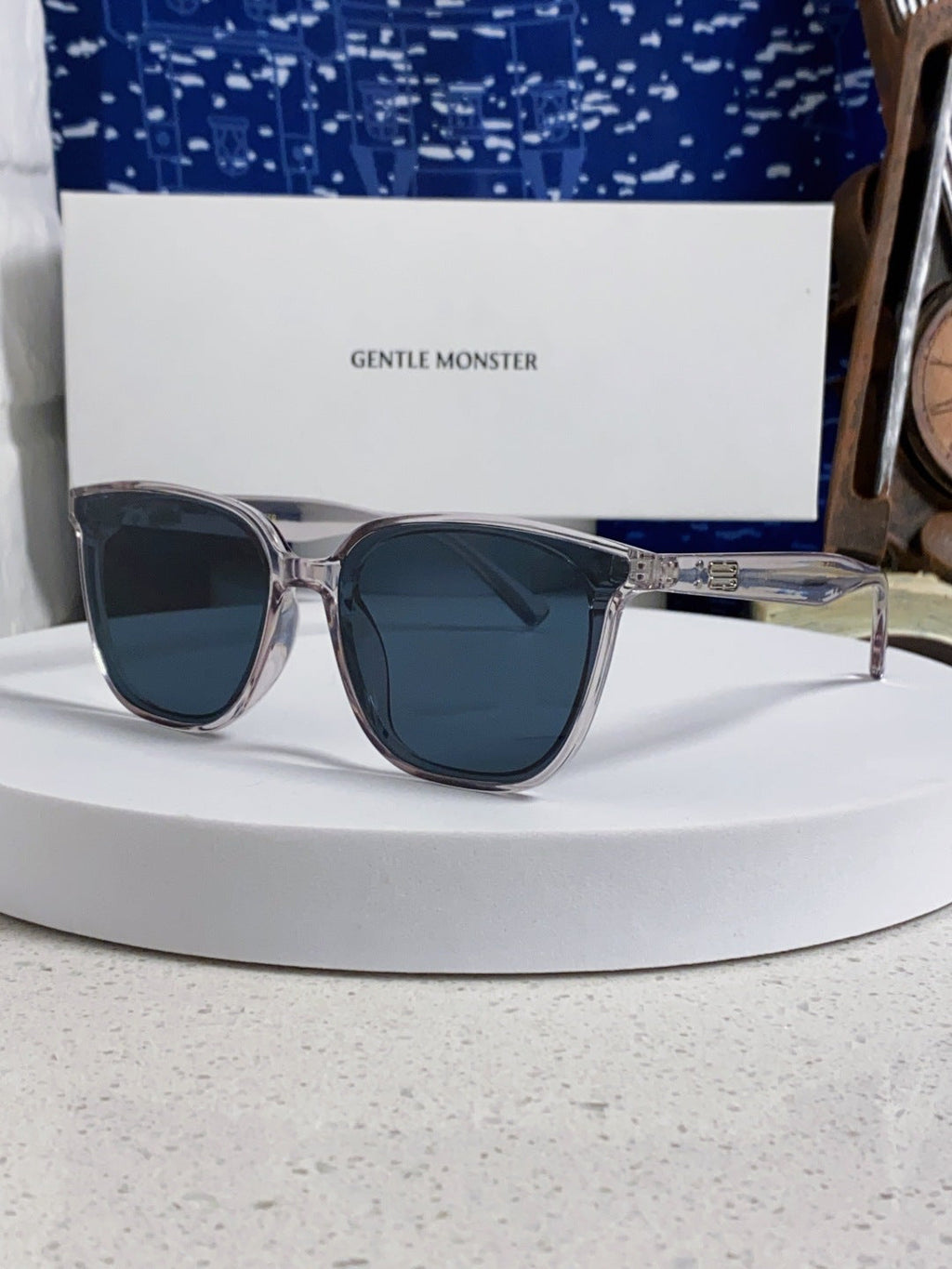Gentle Monster TAM Polarized Fashion Blue Lens Sunglasses for Men - 466374